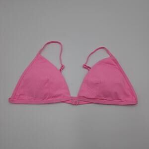 Good American Perfect Fit bikini top in Pink Size 2X